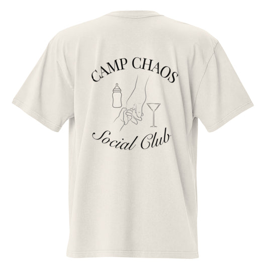 Camp Chaos Social Club (Mom Version) T-shirt - Bone