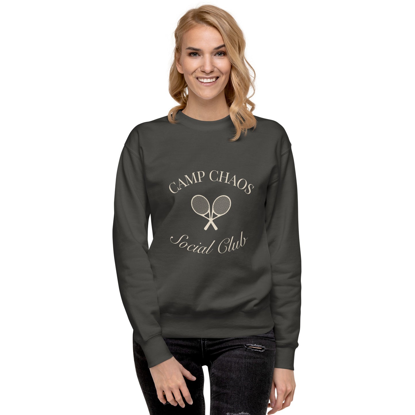 Camp Chaos Social Club Unisex Premium Cotton Sweatshirt