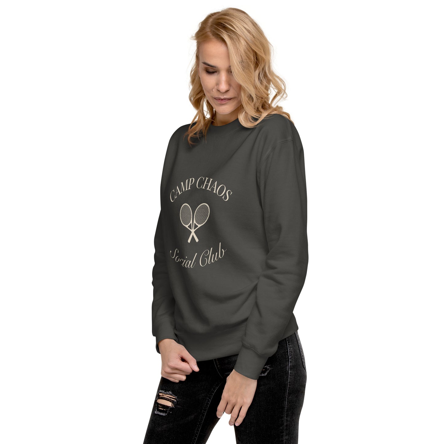 Camp Chaos Social Club Unisex Premium Cotton Sweatshirt