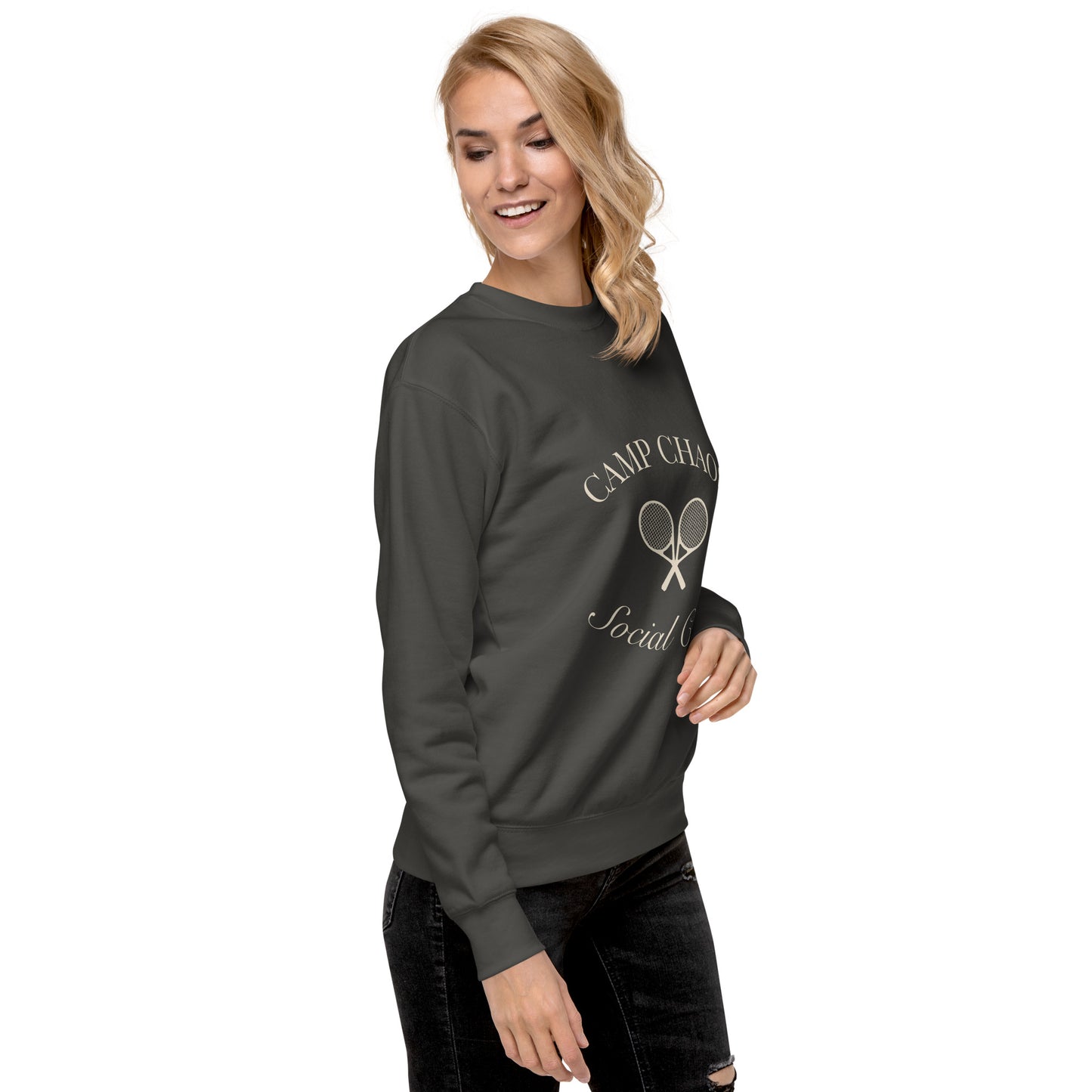 Camp Chaos Social Club Unisex Premium Cotton Sweatshirt